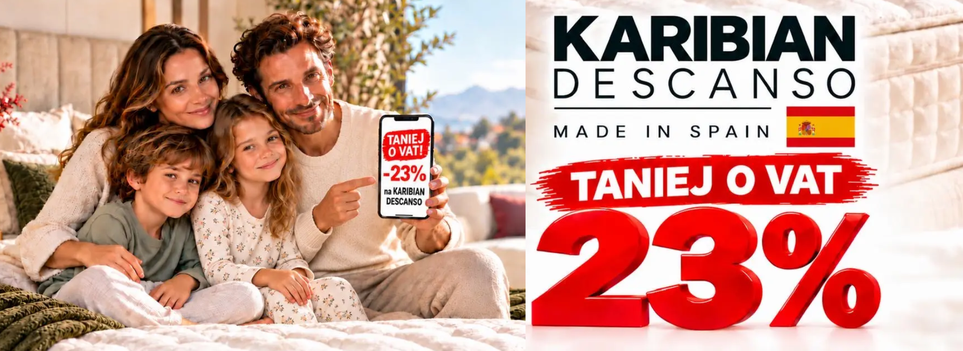 Promocja materace KARIBIAN 07.10-09.11.26